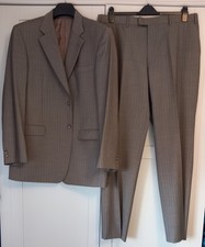 Brook Taverner Beige Pinstripe