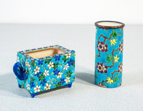 Pair of enamel de - pair,