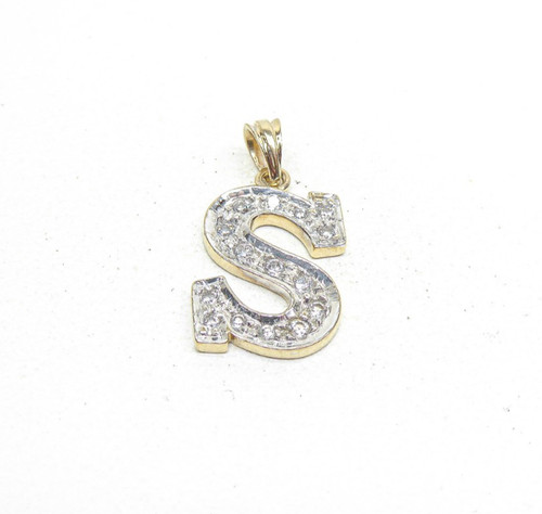 9ct gold initial - initial, letter