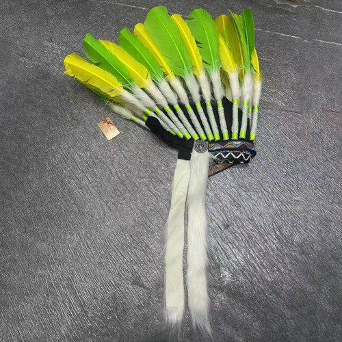 Feather headdress head - headdress,