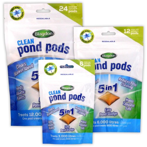 Blagdon clean pond pods - pond,