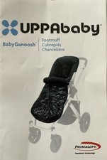 UPPAbaby VISTA / CRUZ BLACK GANOOSH PRIMALOFT  FOOTMUFF For Rumbler Seat