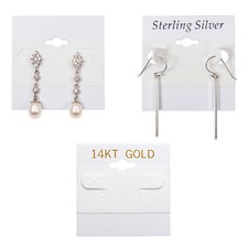 100 Pcs of White Hanging