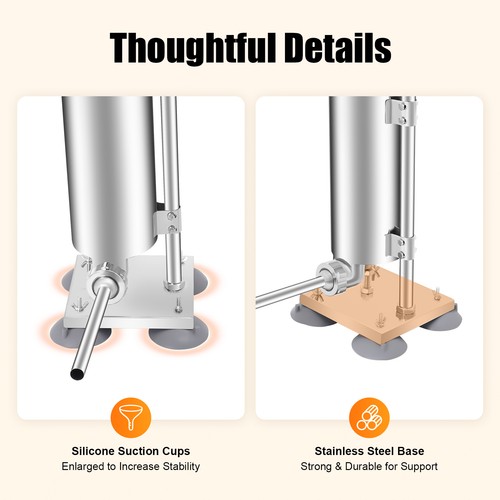 Commercial sausage stuffer - 3l,