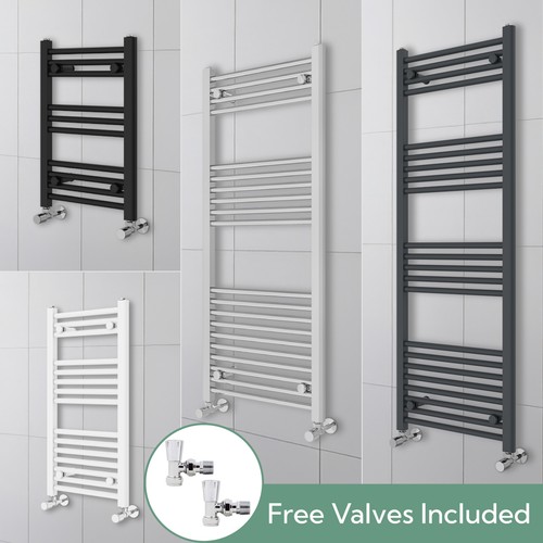 Straight heated towel - towel, rail