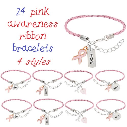 24pc pink ribbon awareness - 24pc,