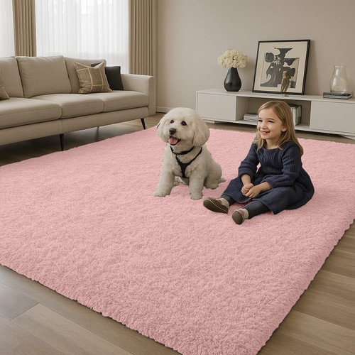 Fluffy rugs large - large, shaggy