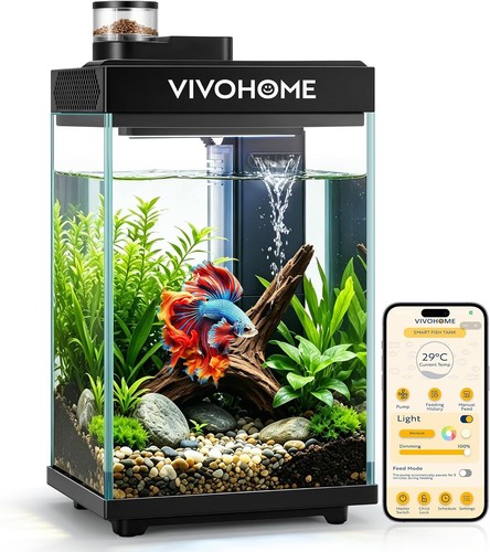Vivohome glass fish - vivohome,