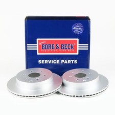 Vented brake discs - pair, for