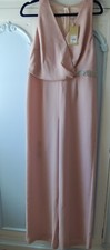 blush pink jumpsuit size 12
