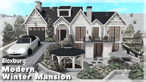 Modern winter mansion - modern,