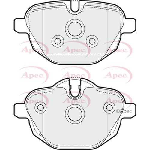 Brake pads set - pads, bmw