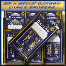 20 X HELIX OXFORD ERASERS