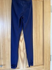 1st Position Size 3A (Child Extra Large) Blue Stirrup Dance Leggings