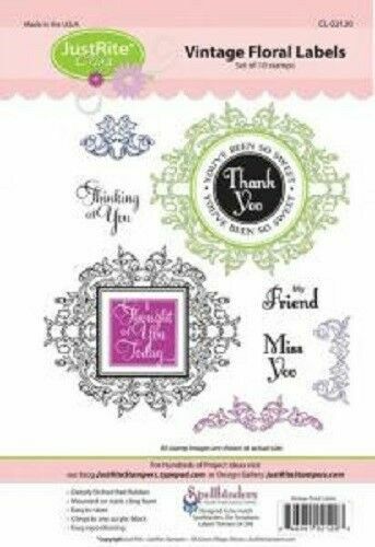 Justrite cling stamps deeply - cling,