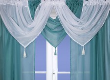 Voile Swags - Tassled - All