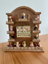 Vintage 1993 Avon Teddy Bear Perpetual Calendar - Great Condition