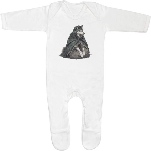 Grandma wolf baby - baby, romper