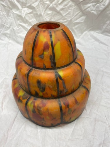 Art nouveau glass lamp - nouveau,