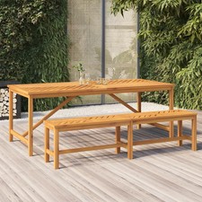WALPLUS Garden Bench Solid