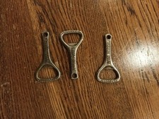 3 vintage bottle openers. C&C