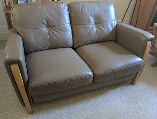 Ercol augusta mushroom leather - ercol,