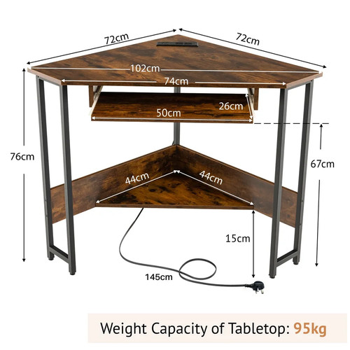 Estuary corner desk small - corner,
