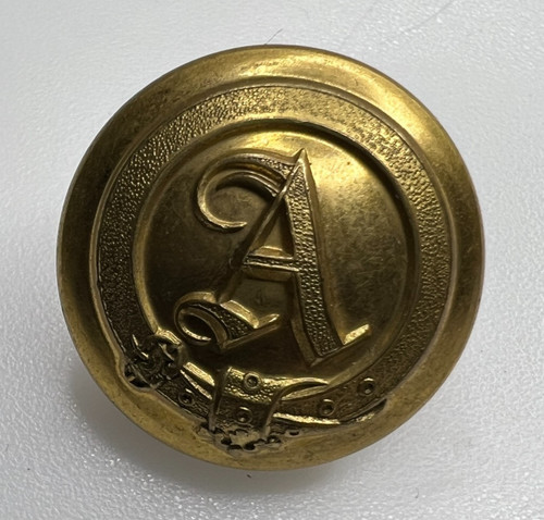 Antique livery button gilt - button,