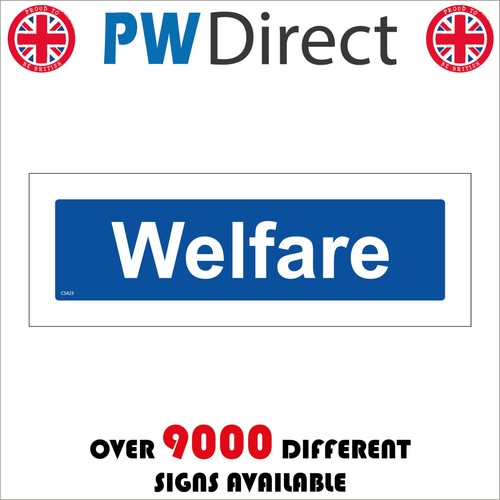Sign welfare door cabin - door,