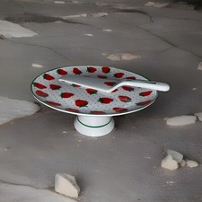 Strawberry Porcelain Pedestal