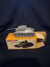 Airfix HO OO T34 Russian Tank in Box - VERY RARE AND COLLECTABLE IN GREY