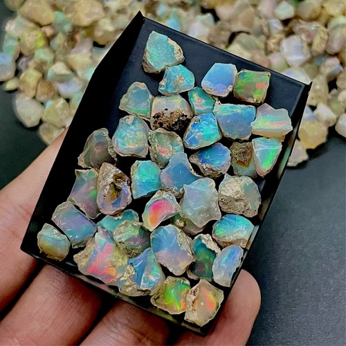Natural ethiopian opal rough - opal,