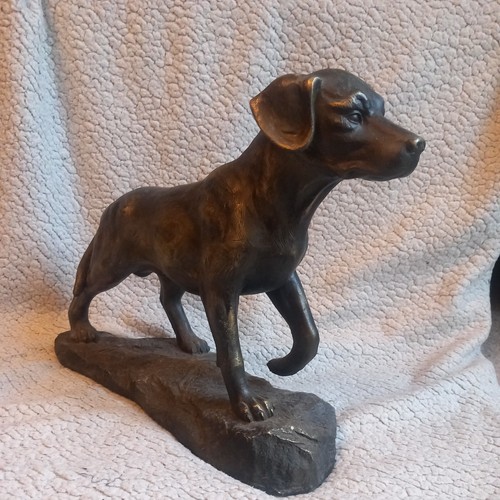 Bronze resin figure - bronze,