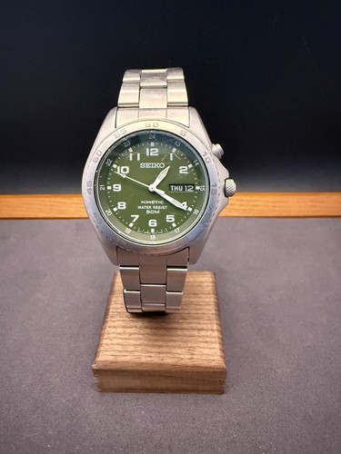 Mens seiko kinetic military - seiko,