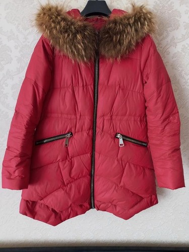 Women bogner puffer jacket - puffer, red
