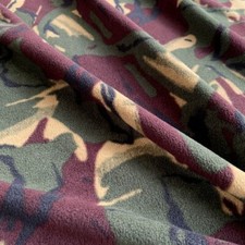 Camouflage Print Fleece Fabric