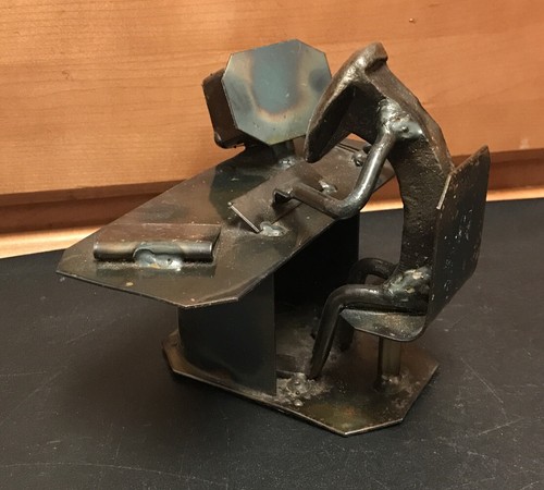 Railroad spike art metal - railroad,