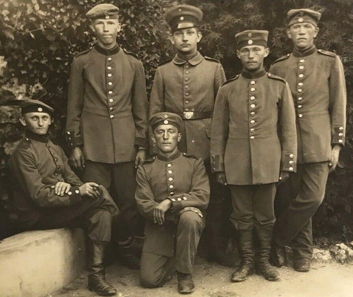 Ww1 military group photo - ww1,