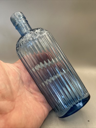 Rare poison bottle embossed - bottle,