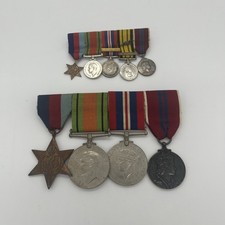 British WW2 Medal Bar &