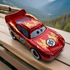 Disney Pixar Cars Lighting McQueen Fire Diecast Loose  Unbranded New 1.55 