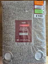 Dunelm Boucle Chenille Eyelet