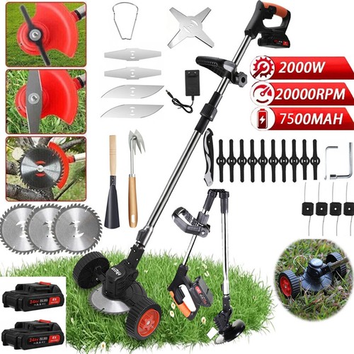 2battery 24v cordless strimmer - 24v,
