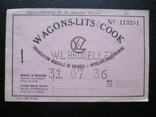 WAGONS LITS COOK SNCFB Belgian
