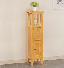 Corner cupboard slim oak open - slim,