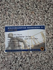 MATCH TICKET FA CUP 4th rd