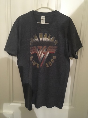 Van halen 1982 blue - blue, t-shirt
