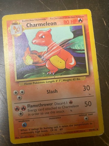 Pokemon charmeleon 102 - -,