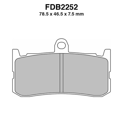 Pair brake pads ferodo - pair, of