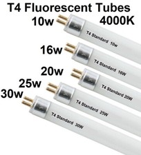 T4 fluorescent Tubes 10w-16w-20w 25w-30w under cabinet Flourescent Lamps 4000K